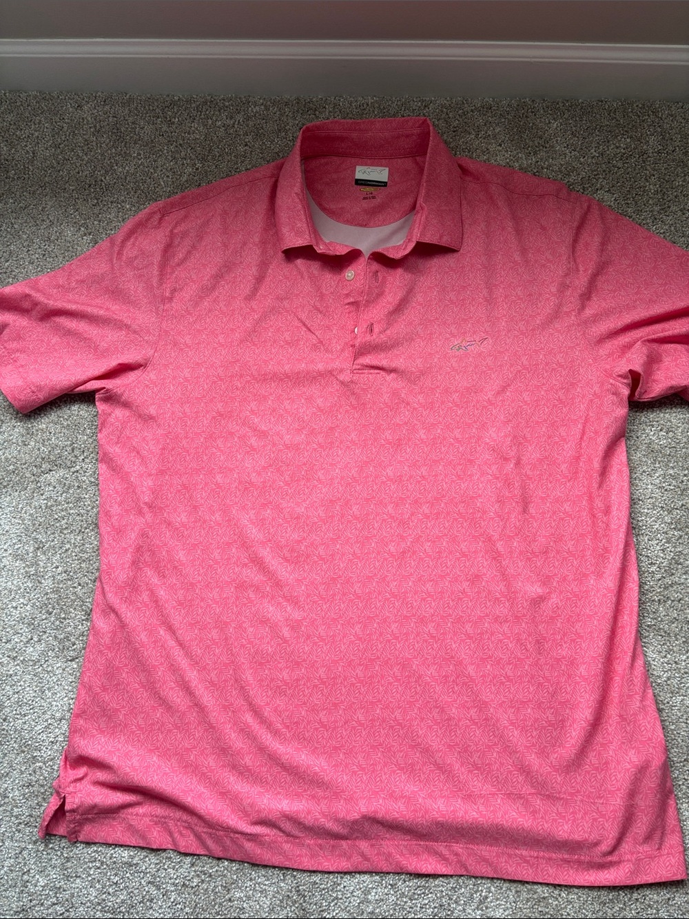 Greg Norman Collection Coral Heather Polo
